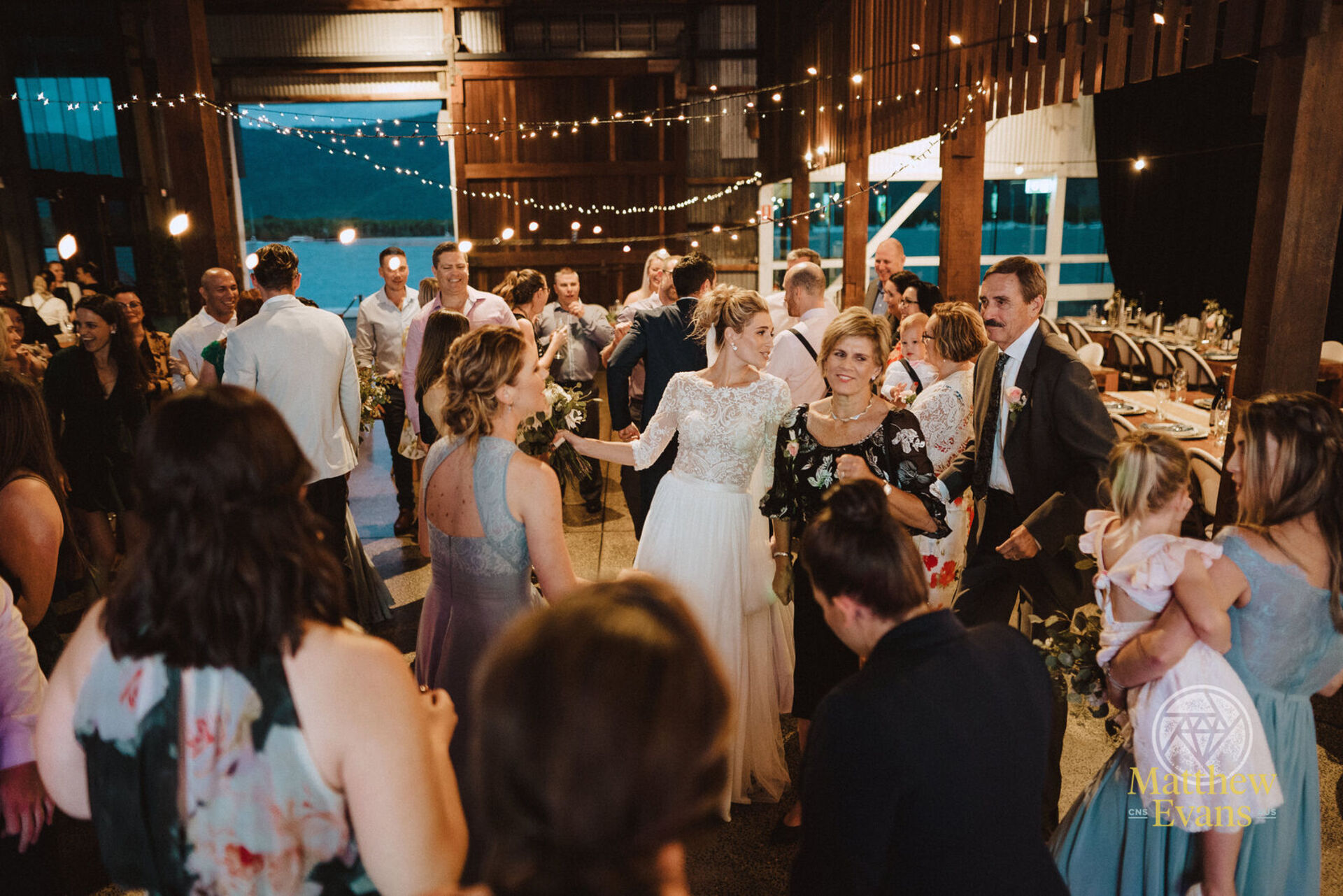 Reception dance party