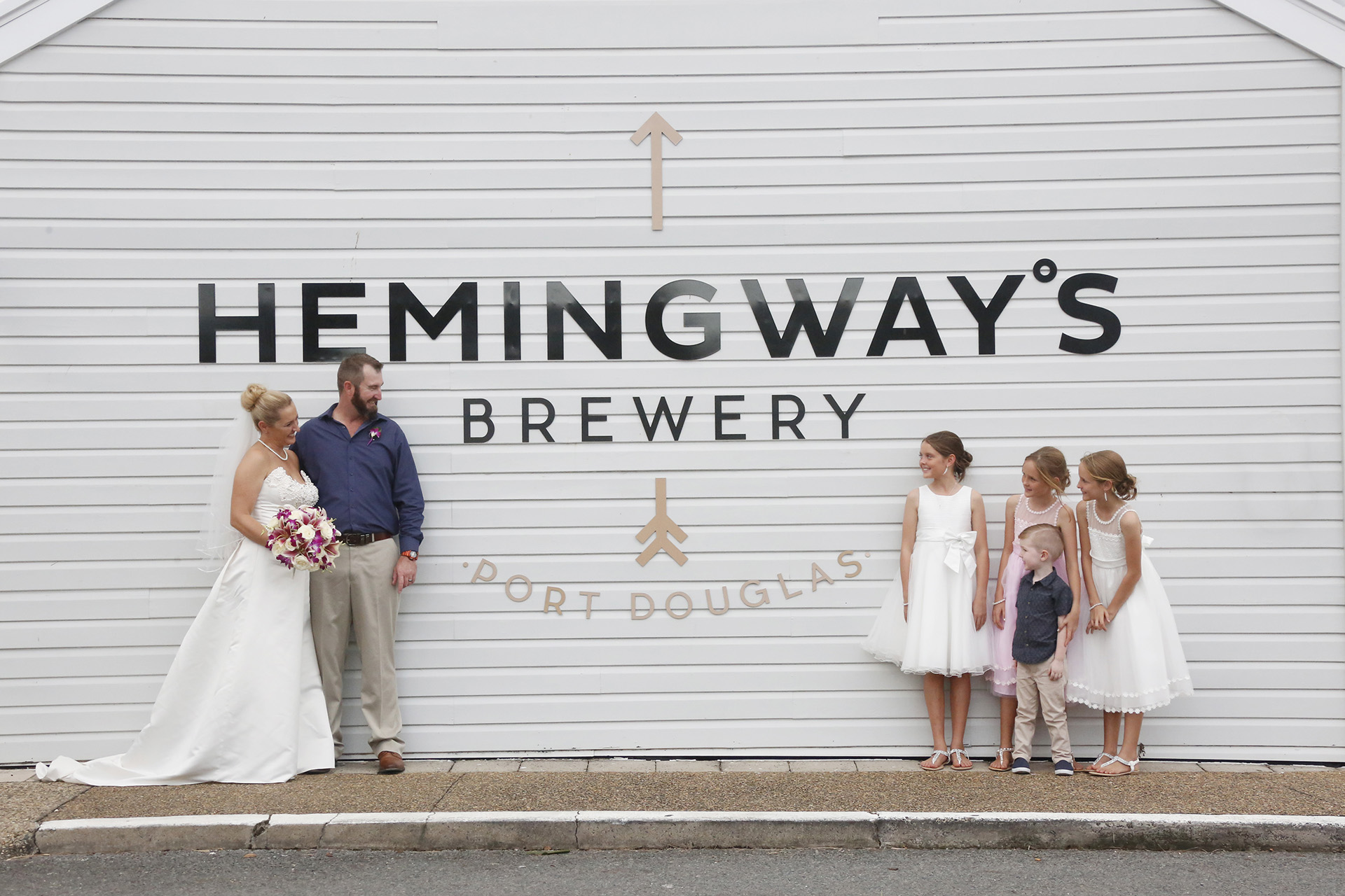 Wedding party Hemingway's Port Douglas